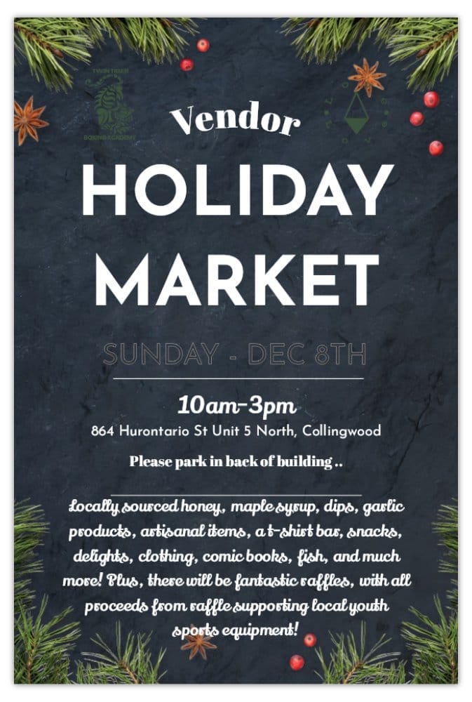 Vendor Holiday Market!